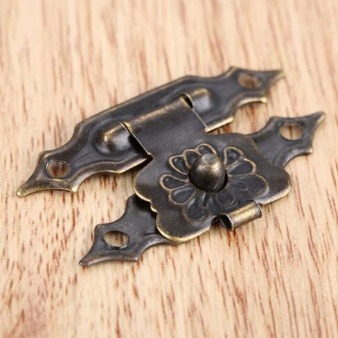 مزلاج اقفال الصناديق مزلاج غلق بمشبك مجوهرات الحديد العتيقة قفل غلق بمشبك قفل خشبي هدية صندوق النبيذ حقيبة يد مشبك إكسسوارات الأجزاء الداخلية للكمبيوتر in Kuwait