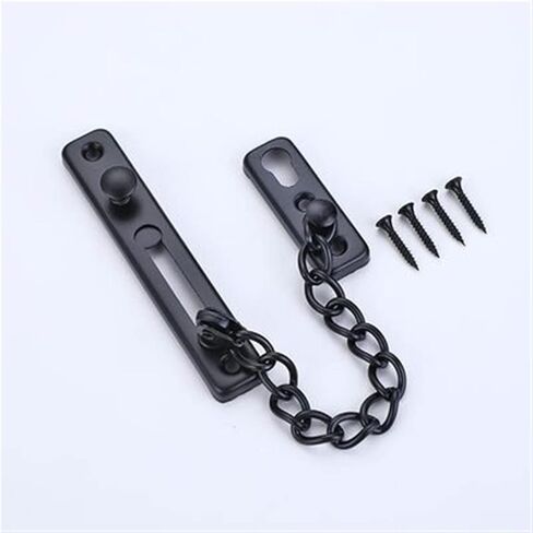 Chain Lock Stainless Steel Anti-Theft Door Chain Bedroom Security Door Lever Lock Hotel Door Lock with Screw Buckle Safety Door Bolt in Saudi Arabia