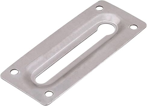 قفل سلسلة من الفولاذ المقاوم للصدأ، قفل مسمار فضي، واقي الباب، حد نافذة الأمان. in Kuwait