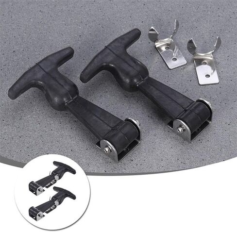 قفل بمزلاج عملي من الفولاذ المقاوم للصدأ، مزلاج مطاطي، صندوق أدوات مزلاج، مزلاج بمقبض، لمتجر صندوق الأدوات المنزلي للسيارة in Kuwait