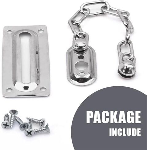 سلسلة قفل الباب سلسلة الفولاذ المقاوم للصدأ سلسلة مكافحة سرقة قفل الباب سلسلة المنزل مكتب قفل الفولاذ المقاوم للصدأ انزلاق السحابة in Kuwait