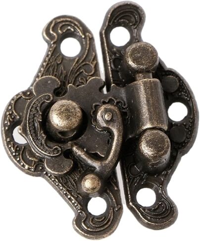 مزلاج قفل سبائك الزنك مزلاج غلق بمشبك وسادة قفل الصدر لوحة لخزانة صندوق المجوهرات الخشبية in Kuwait