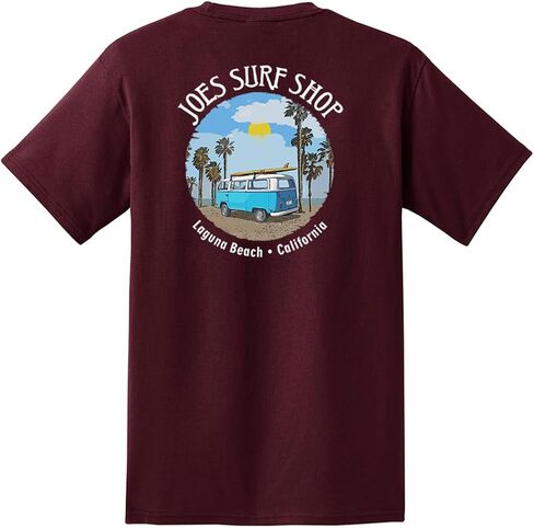 JOES SURF SHOP Men's Heavyweight Graphic Pocket Tee Collection in Saudi Arabia