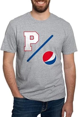 تي شيرت CafePress Pepsi Varsity Athletic ملائم للرجال من القطن الكلاسيكي شبه المجهز in Saudi Arabia