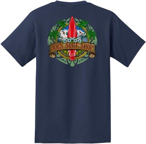 JOES SURF SHOP Men's Heavyweight Graphic Pocket Tee Collection in Saudi Arabia