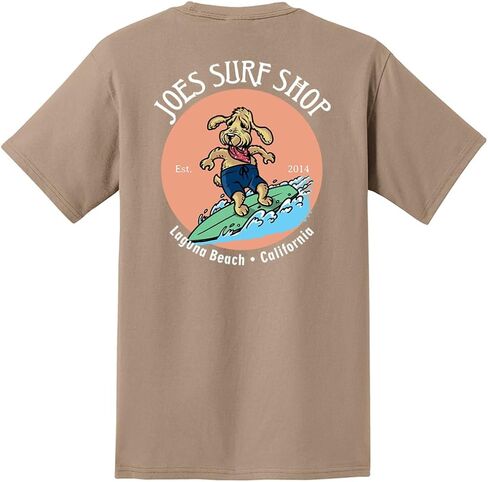 JOES SURF SHOP Men's Heavyweight Graphic Pocket Tee Collection in Saudi Arabia