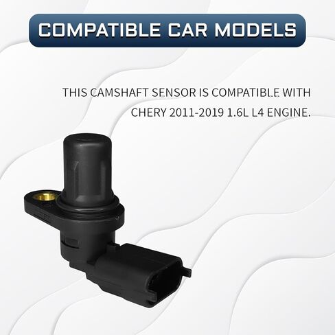 Camshaft Position Sensor, Standard Automotive Replacement Engine Camshaft Position Sensors with Sealing Ring for EPC Fault Light and Weak Start, Cam Shaft Position Sensors for Chery Models in Saudi Arabia