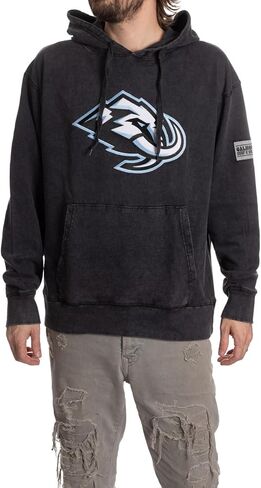 Calhoun NHL Surf & Skate Unisex Acid Wash Pullover Hoodie With Felt Applique Logo in Saudi Arabia