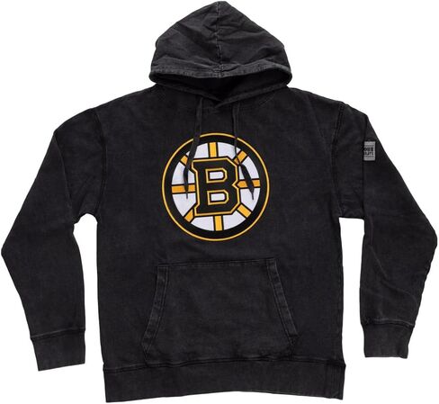 Calhoun NHL Surf & Skate Unisex Acid Wash Pullover Hoodie With Felt Applique Logo in Saudi Arabia