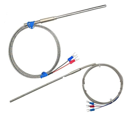 Flexible Bending Probe1100 Degree PT100/K Type Ungrounded 1mm 2mm 3mm 5mm Controller Sheathed Thermocouple Temperature Sensor(K 6mm,100mm) in Saudi Arabia