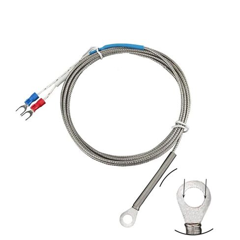 5 مللي متر ثقب غسالة K/E نوع الحرارية مسبار مستشعر درجة الحرارة 1/2/3/4/5 متر كابل للتحكم في درجة الحرارة الصناعية (K نوع 4 متر) in Kuwait