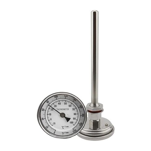 Wires and Cables Kettle Weldless Bulkhead Thermowell Kit, 1/2' NPT 9" Weldless Bi-Metal Thermometer Stainless Steel Home Wires and Cables(Type 1) in Saudi Arabia