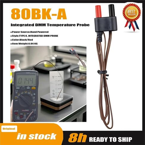 Multimeter Cable for 80BK-A Type Mini K Thermocouple Temperature Integrated Probe Cable in Saudi Arabia