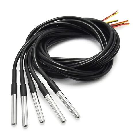 DS18B2 Temperature Sensor Screw-On with 1-5m Cable Stainless Steel Package 1Pcs(DS18B20 5m 1pcs) in Saudi Arabia