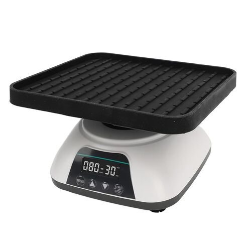 Akozon Digital Orbital Shaker with Adjustable Speed 20-80RPM, 10° Tilt, LED Display, 0.8kg Capacity, Timing 10s-99min for La Mixing Applications (US Plug 100‑240V) in Saudi Arabia