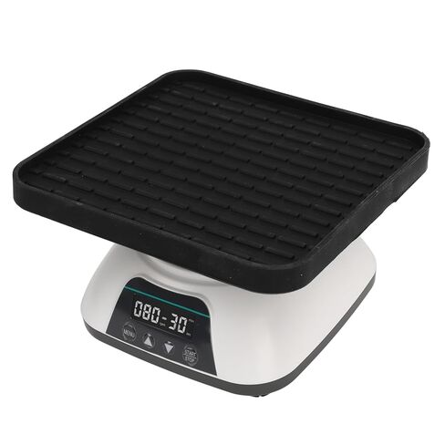 Akozon Digital Orbital Shaker with Adjustable Speed 20-80RPM, 10° Tilt, LED Display, 0.8kg Capacity, Timing 10s-99min for La Mixing Applications (US Plug 100‑240V) in Saudi Arabia