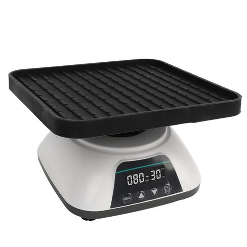 Akozon Digital Orbital Shaker with Adjustable Speed 20-80RPM, 10° Tilt, LED Display, 0.8kg Capacity, Timing 10s-99min for La Mixing Applications (US Plug 100‑240V) in Saudi Arabia