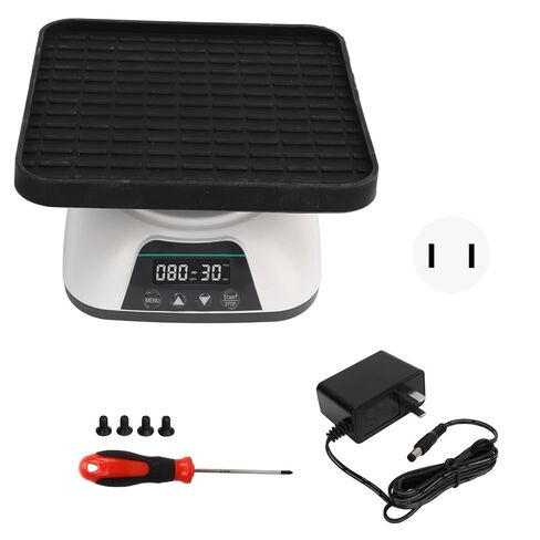 Akozon Digital Orbital Shaker with Adjustable Speed 20-80RPM, 10° Tilt, LED Display, 0.8kg Capacity, Timing 10s-99min for La Mixing Applications (US Plug 100‑240V) in Saudi Arabia