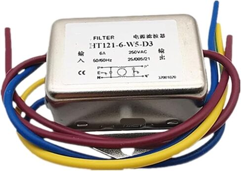 Anti-Interference Single-Phase Lead Power Filter HT121-6-W5-D3 6A 3A XAW-6A(XAW-3/A2 3A) in Saudi Arabia