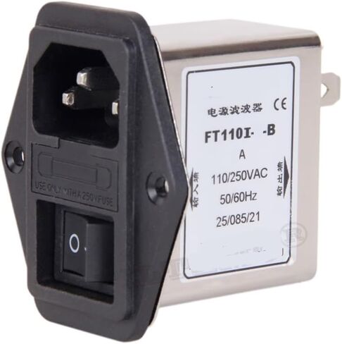 IEC Socket Switch and Fuse Type Power Filter FT110I-10-B in Saudi Arabia