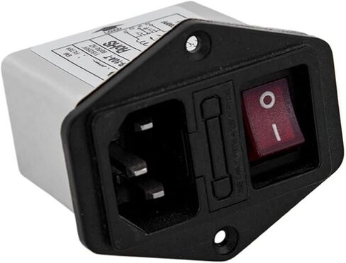 Power Filter 220V Single-Phase AC Socket Three-in-one CW2B-10A-T red Switch(CW2B-3A-T) in Saudi Arabia