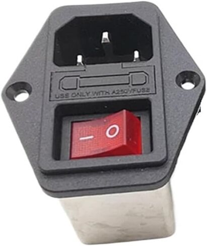AC Power Switch Socket Filter CW2C-10A-T 10A 6A3A CW2A 2B(CW2C-10A-T F2 10A) in Saudi Arabia
