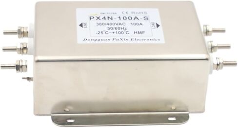 Three-Phase 200-480VAC Power Filter Three-Wire and Four-Wire Common Differential Mode Attenuation Characteristics with high Stability in Saudi Arabia