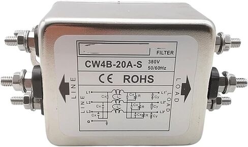 Power Filter CW4B-10A-S 10A 20A CW4B-20A-S Three-Phase AC Anti-Interference(CW4B-10A-S 10A 380V) in Saudi Arabia