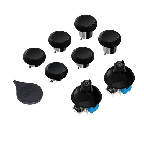 GuliKit 720° Adjustable Tension TMR Magnetic Joystick Replacement Kit for Switch Pro Controller Anti-Drift Stick Repair Module with 3 Pairs of Thumbstick Caps, Soldering Required in Saudi Arabia