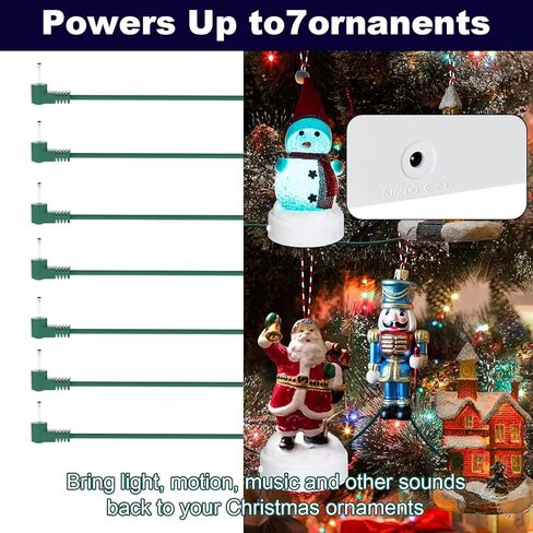 5V Power Cord kit for Hallmark Keepsake Compatible with Hallmark Keepsake Storytellers and Magic Keepsake Ornaments Power Adapter Charger（with 7 Plug ） in Saudi Arabia
