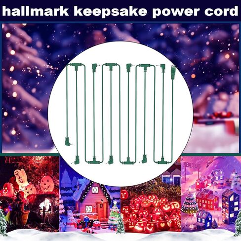 5V Power Cord kit for Hallmark Keepsake Compatible with Hallmark Keepsake Storytellers and Magic Keepsake Ornaments Power Adapter Charger（with 7 Plug ） in Saudi Arabia