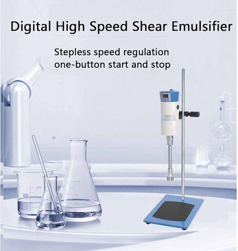 High Speed Dispersing Homogenizer Emulsifier Blender for Cosmetics Food Paints Industry, Digital Display FJ200-SH in Saudi Arabia