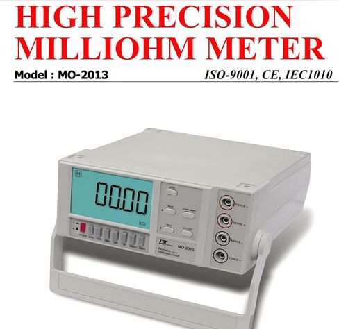 i-POOK HIGH PRECISION MILLIOHM METER MO-2013 نطاقات القياس 20 mΩ، 200 mΩ، 2 Ω، 20 Ω، 200 Ω، 2 kΩ، 20 kΩ أفضل دقة 0.001 mΩ RS232/واجهة USB مصنوعة في تايوان in Kuwait