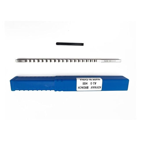 دفع من نوع Keyway Broach 1 قطعة 3 مللي متر A دفع من نوع Keyway Broach متري الحجم عالية السرعة الصلب أدوات التطرق سكين in Saudi Arabia