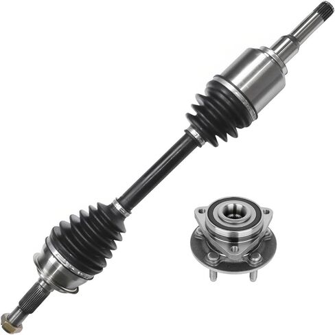 Detroit Axle - أمامي 2PC CV Axles لـ Buick Regal Lacrosse Allure Chevrolet Malibu Limited Impala ، استبدال مجموعة محاور CV 2 in Kuwait