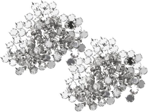 LIFKOME 100Pcs Metal Claw Studs for DIY Clothing Smooth Surface Decorative Rivets Easy to Install Spike Nails for Bags Shoes and Craft Projects in Saudi Arabia