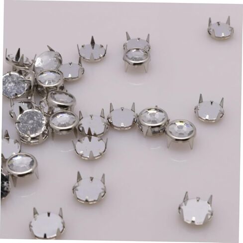 LIFKOME 100Pcs Metal Claw Studs for DIY Clothing Smooth Surface Decorative Rivets Easy to Install Spike Nails for Bags Shoes and Craft Projects in Saudi Arabia