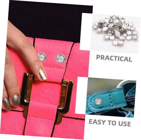 LIFKOME 100Pcs Metal Claw Studs for DIY Clothing Smooth Surface Decorative Rivets Easy to Install Spike Nails for Bags Shoes and Craft Projects in Saudi Arabia