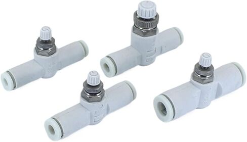 1PCS AS series speed controller one-touch connector AS1001F-04 AS1001F-06 AS2051F-06 AS2051F-08 AS2001F-06 AS2001F-04 straight type(AS2051F-06) in Saudi Arabia