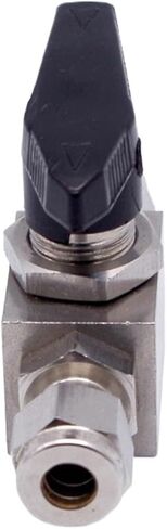 1PCS 8mm 3/8" straight pipe stainless steel 316 3000psi gas two-way ball valve(8mm) in Saudi Arabia