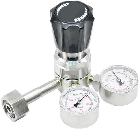 1PCS single-stage stainless steel nitrogen and argon pressure regulator with CGA580/A540/GCA660 in Saudi Arabia
