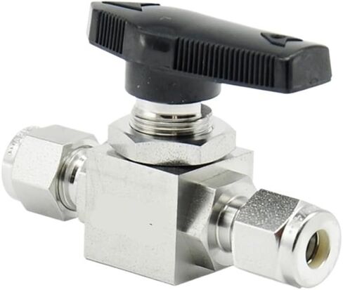 1PCS medium pressure 1000psi 6mm 1/4 OD gas ball valve(1/4") in Saudi Arabia