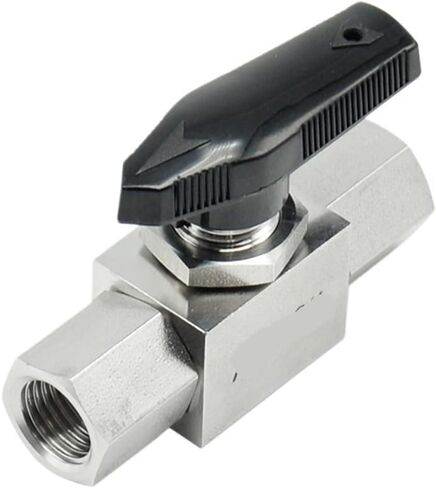 1 قطعة 6000psi الفولاذ المقاوم للصدأ 316 الكرة صمام 1/4 "3/8" 1/2 "3/4" 1 "NPT لولبة داخلية (3/8") in Saudi Arabia