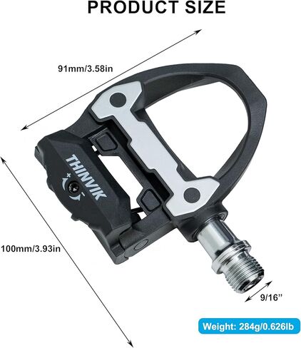 Thinvik Clipless Pedals Road Bike Cycling Pedals with Cleats Compatible with Shimano SPD SL System All Level Road Cycling Pedal in Saudi Arabia