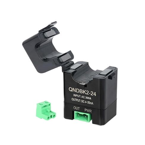 Yunshop888 سبليت الأساسية الارسال الحالي QNDBK2-24 AC 50A 100A 200A 300A 420mA المشبك محول التيار الحالي محول الاستشعار 4 20mA (AC 50A 4-20mA، QNDBK2-16) in Saudi Arabia