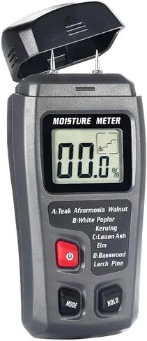Digital Wood Moisture Meter Timber Damp Tester Handheld Hygrometer Lumber Detector EMT01 with HD LCD Display in Saudi Arabia