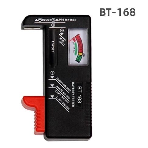Digital Battery Tester LCD Display AA/AAA/9V/1.5V Button Cell Battery Capacity Check Detector Capacitance Diagnostic Tool in Saudi Arabia