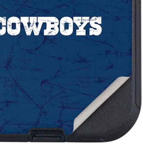 Skinit Decal Phone Skin Compatible with OtterBox Defender iPhone 14 Pro Max - Officially Licensed NFL Dallas Cowboys Distressed Design in Saudi Arabia