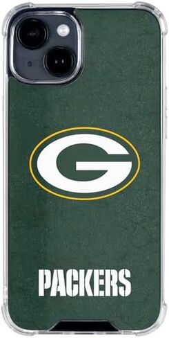 حافظة هاتف Skinit الشفافة متوافقة مع iPhone 14 Plus - تصميم مرخص رسميًا من NFL Green Bay Packers in Saudi Arabia