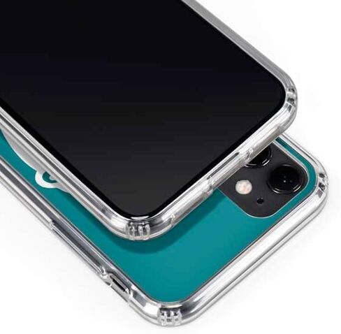 Skinit Clear Phone Case Compatible with iPhone 11 - Officially Licensed NFL Miami Dolphins Retro Logo Design in Saudi Arabia